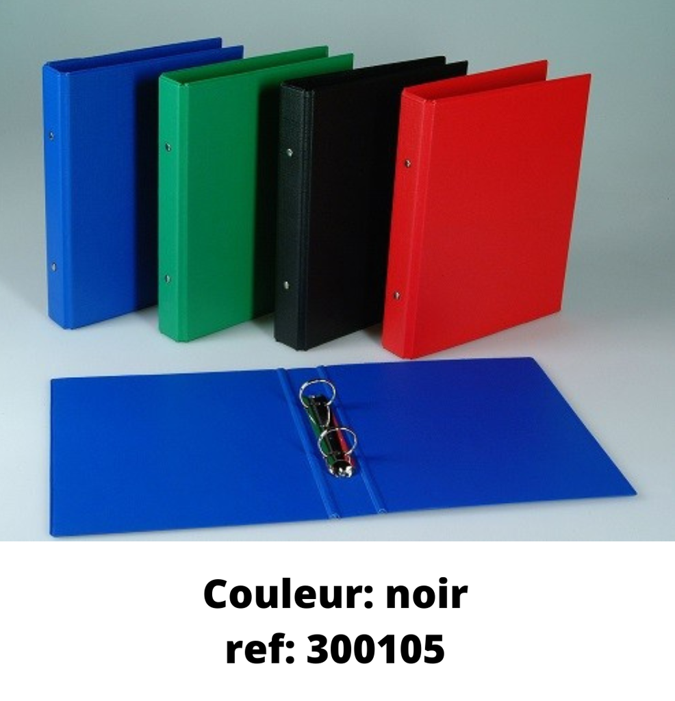 2-PACK PLASTIC BINDER FOR SCHOOL *COLOR-CODED