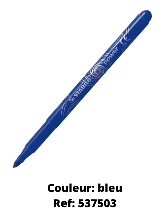 MARQUEURS STABILO POWER , ETUI DE 12 *A LA COULEUR