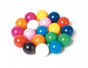 COLORED MAGNETIC BEADS, SET OF 20