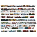 PUZZLE TRAINS, 108 PCS