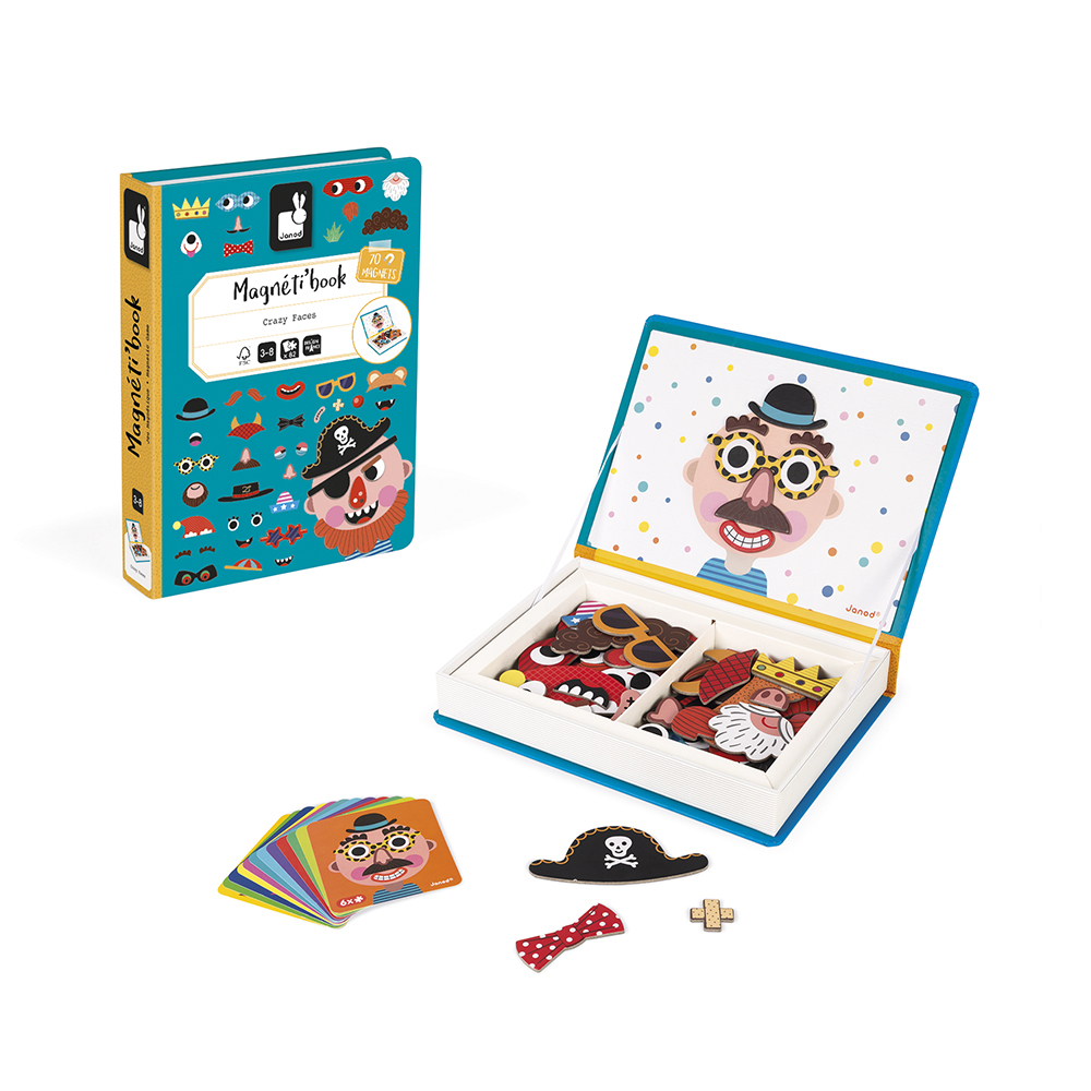 MAGNÉTI'BOOK CRAZY FACES BOYS