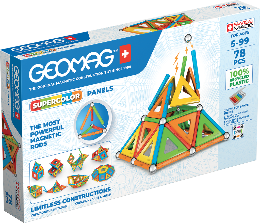 GEOMAG SUPERCOLOR, 78 PCS