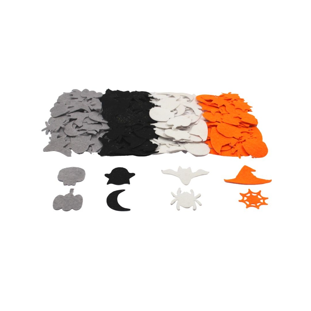 GOMMETTES FEUTRINE ADHÉSIVES HALLOWEEN