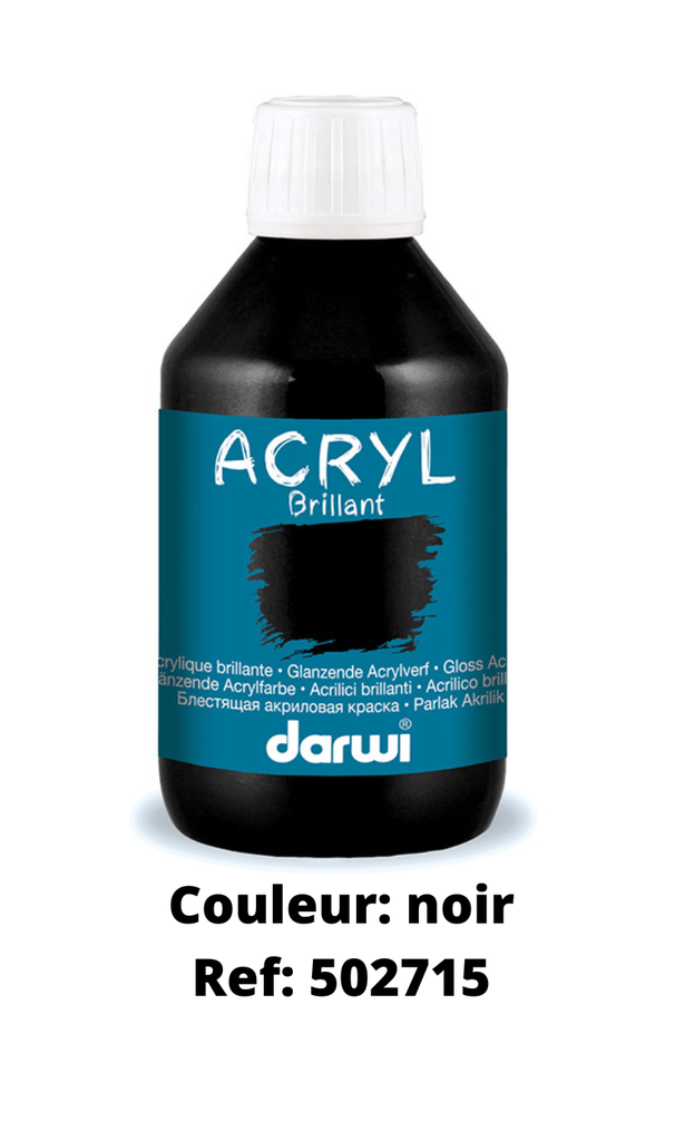 PEINTURE ACRYLIQUE BRILL' LAKE 250ML *À LA COULEUR