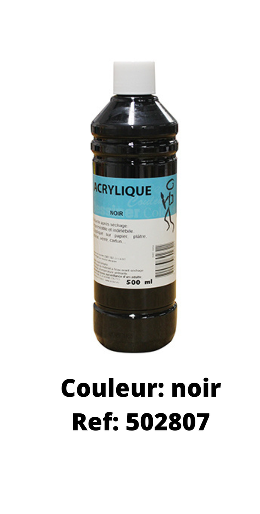 Glossy Acrylic Color 500CC *By color