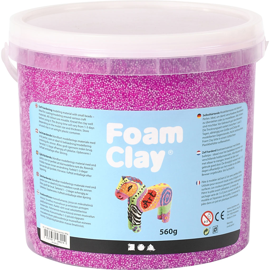 FOAM CLAY, LE POT VIOLET 560 GR