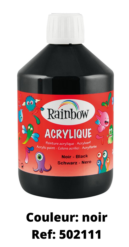 PEINTURE ACRYLIQUE RAINBOW *À LA COULEUR