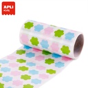 Flower adhesive stickers, roll