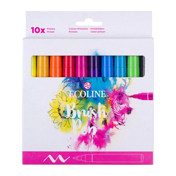 ECOLINE PINSELSTIFTE, 10ER SET