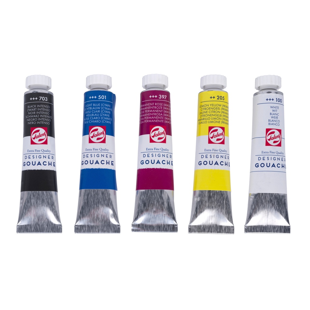 EXTRA FEINE GOUACHE, 5X20 ML