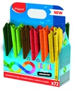 CRAYONS DE COULEUR SCHOOL PEP'S INFINITY, PRÉSENTOIR DE 72