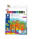 STAEDTLER FINE COLOURING MARKERS, BOX OF 12