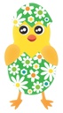 DIY CHICKEN ADHESIVE STICKERS, 3 SHEETS