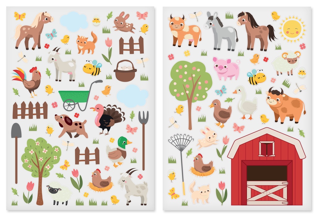 STEVIGE HECHTPASTICKERS, 2 VELLEN