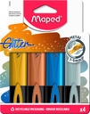 FLUOPEPS METALLIC HIGHLIGHTER, BOX OF 4