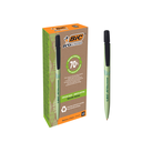 BIC ECOLUTION BLACK BALLPOINT PENS, EACH