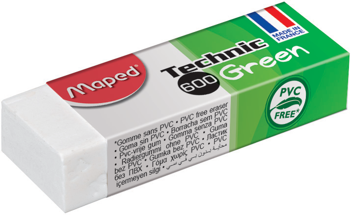 GOMME CRAYON"TECHNIC 600 GREEN MAPED