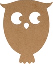 MDF OWL SILHOUETTE, 15 CM