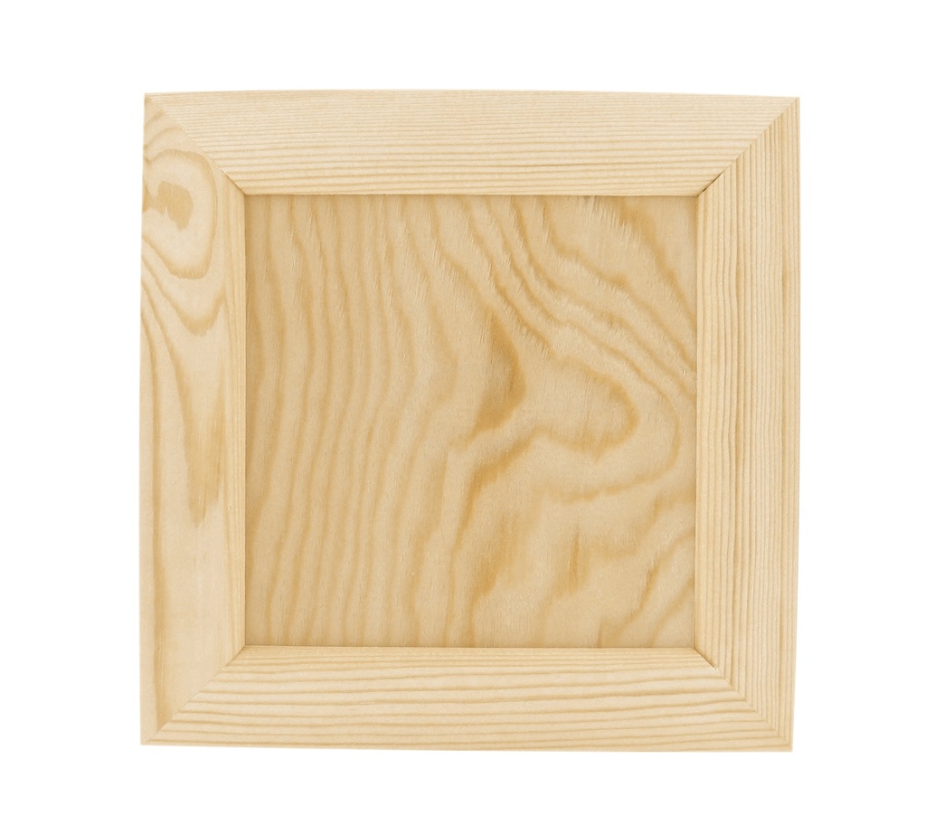VIERKANTE HOUTEN LIJST, 21,5 X 21,5 CM
