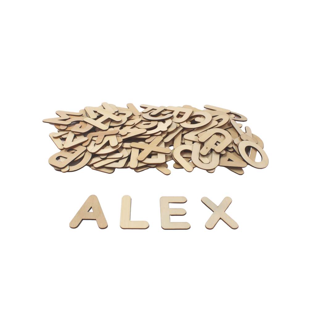 WOODEN LETTERS TO DECORATE, CAPITAL LETTERS