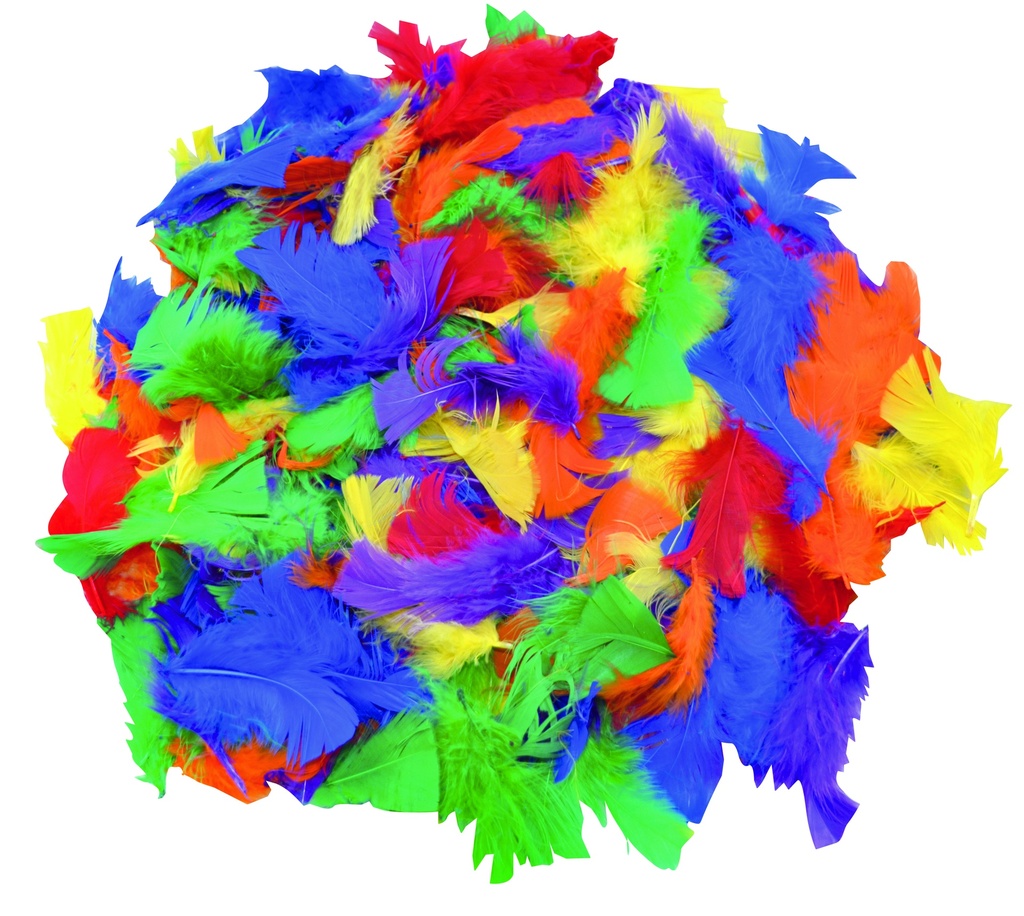 ASSORTED DOWN FEATHERS, BAG OF 1500