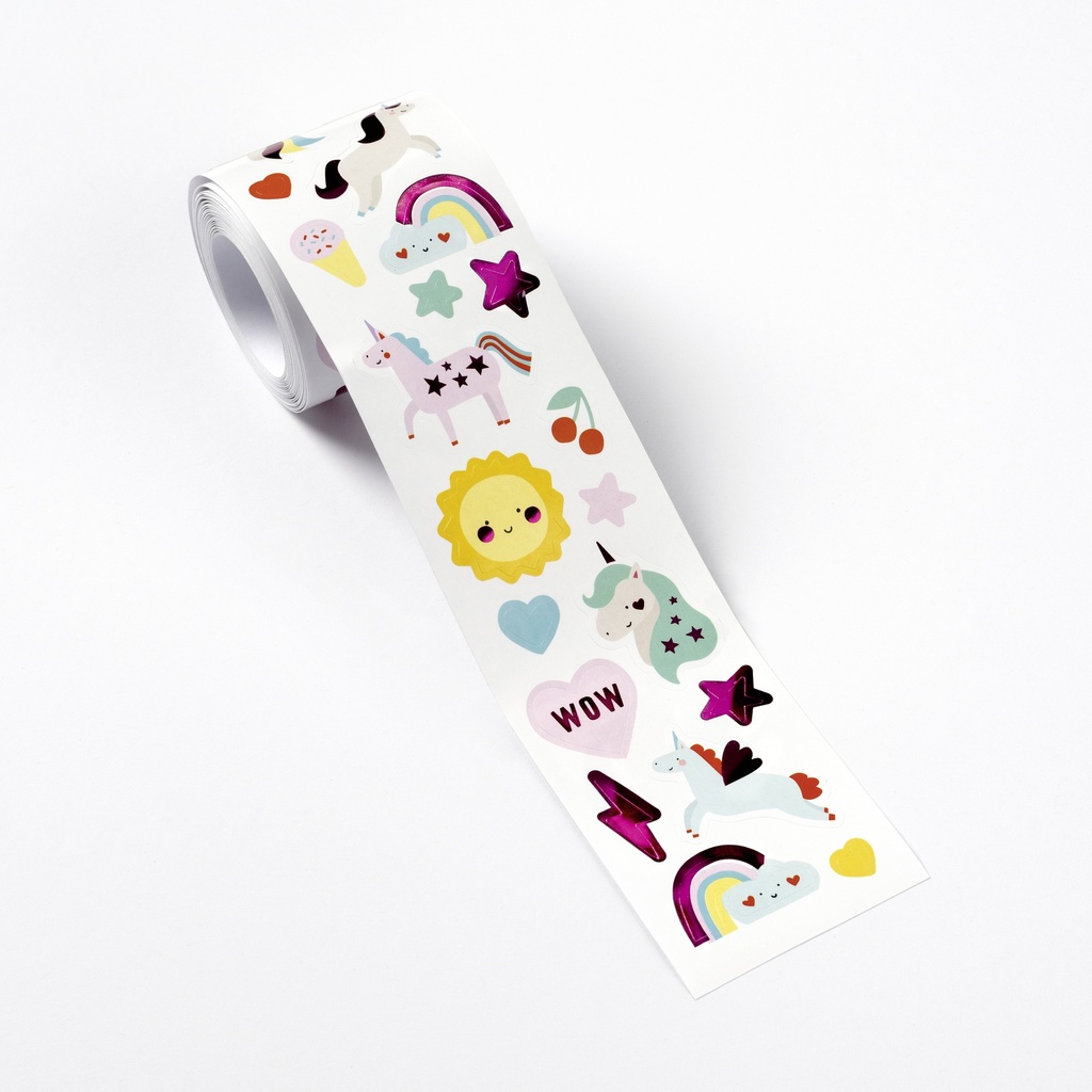 UNICORN STICKERS, THE ROLL