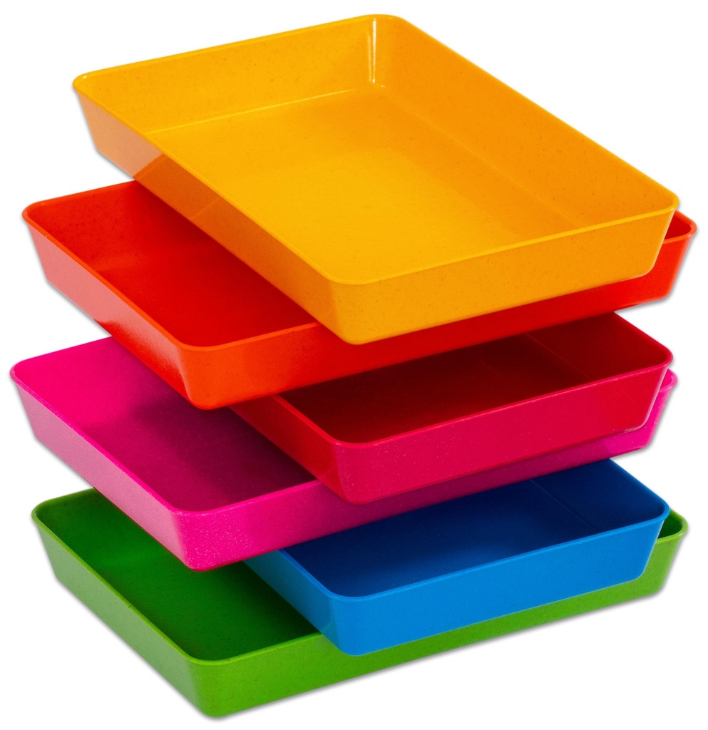 Bioplastic sorteringsschalen, serie van 6