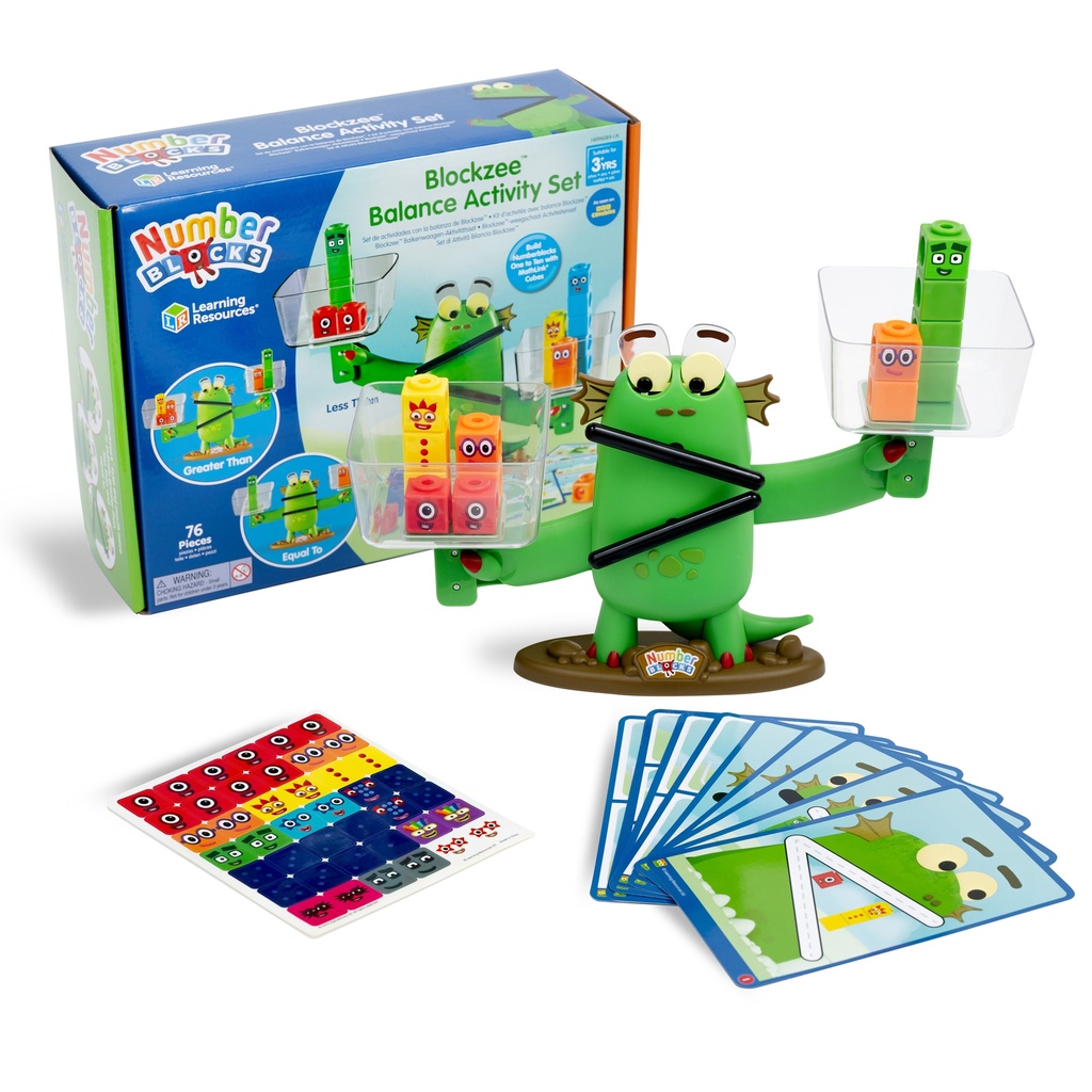 NUMBERBLOCKS®: BLOCKZEE, DE WEEGSCHAAL