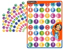 GOMMETTES ADHÉSIVES SMILEYS "FUN", 10 PLANCHES