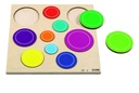 PUZZLE RELIEF CIRCLES, 10 PCS