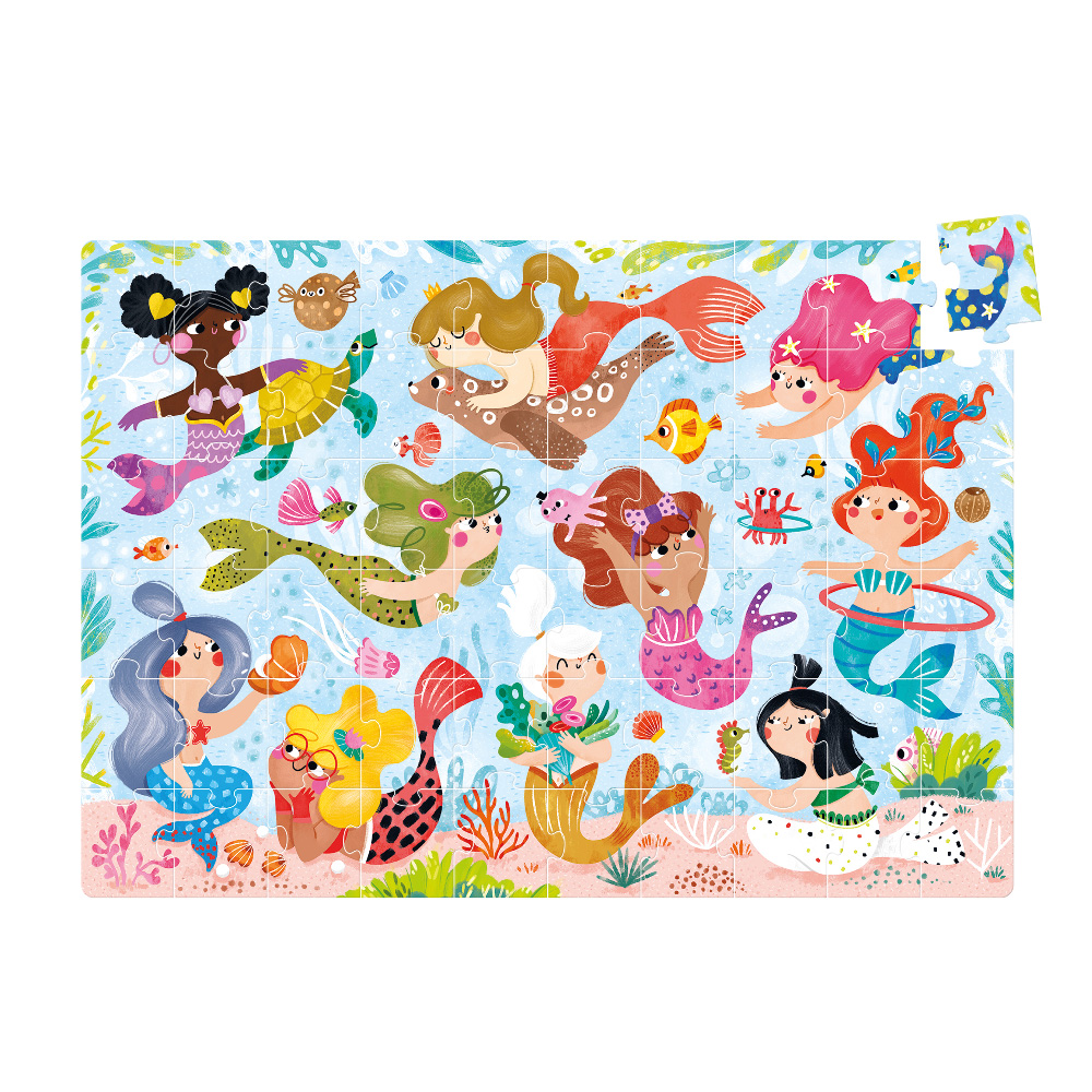 JUMBO PUZZEL DE ZEEMEERMINNEN, 60 STUKS