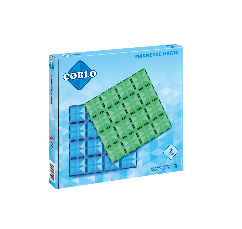 COBLO MAGNETISCHE GRUNDPLATTEN, 2 STK