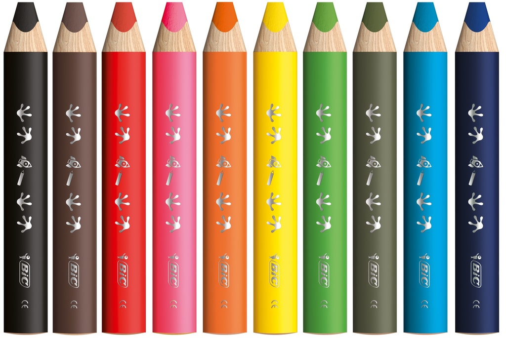 BIC KIDS MULTI-SURFACE, BOÎTE DE 10