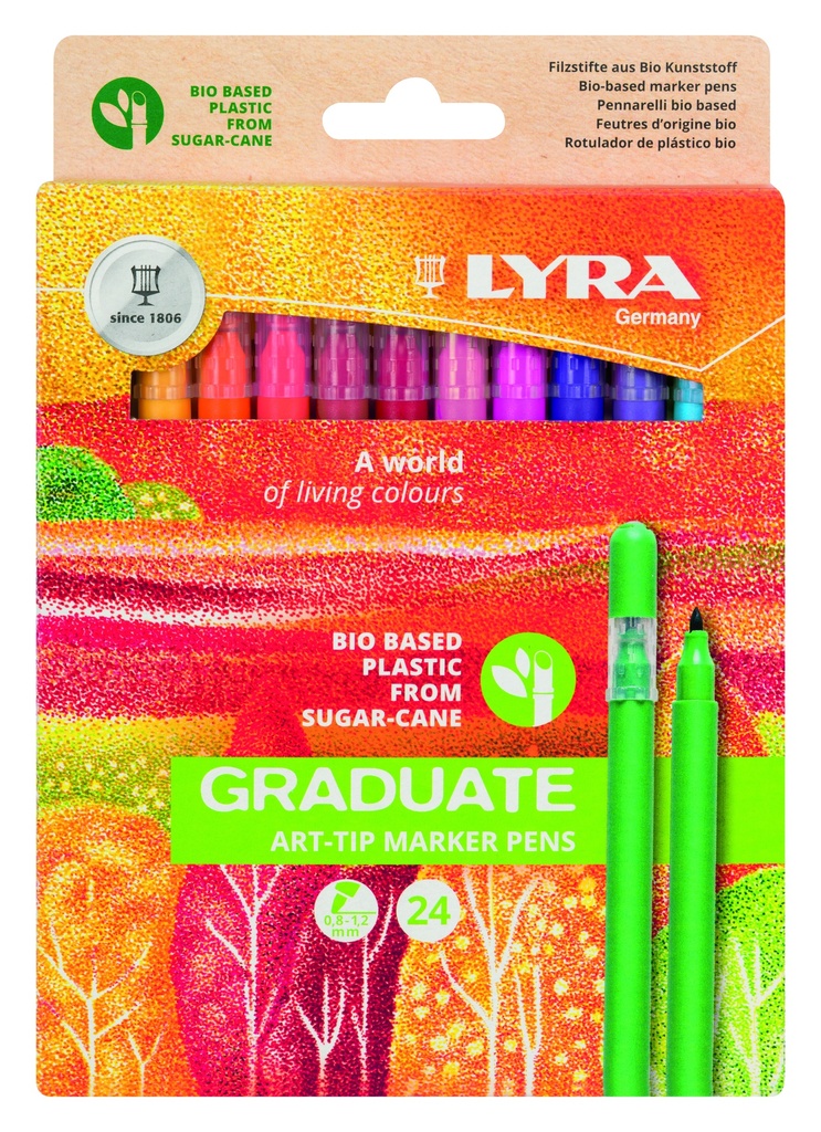 "GRADUATE ART TIP" MALBESTIFTE, 24ER-PACK