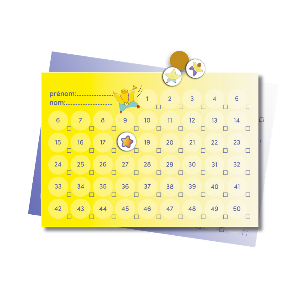 ÉTOILIUM SUCCESS CHARTS, SET OF 30