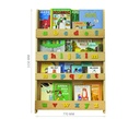 TIDY WALL BOOKSHELF, ALPHABET DECORATION