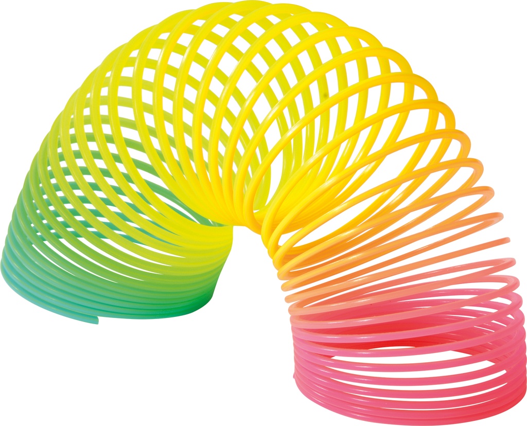 FIDGET- RESSORTS ARC-EN-CIEL, LOT DE 10