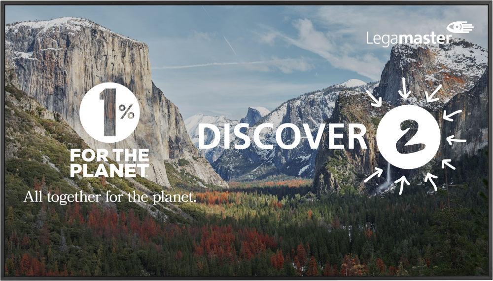 LEGAMASTER DISCOVER 2 75" PROFESSIONELLES DISPLAY