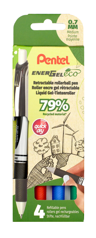 PENTEL BL77 ENERGEL ECO, 4er-Pack