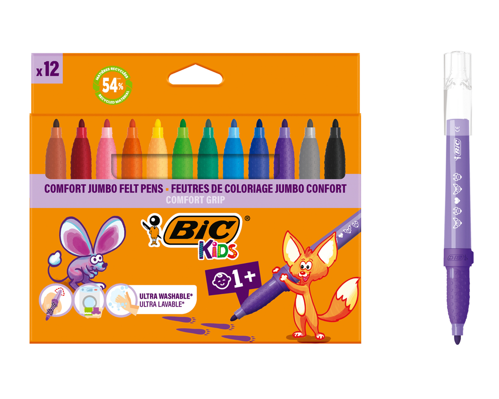 MARQUEURS KIDS COULEUR XL, ÉTUI DE 12