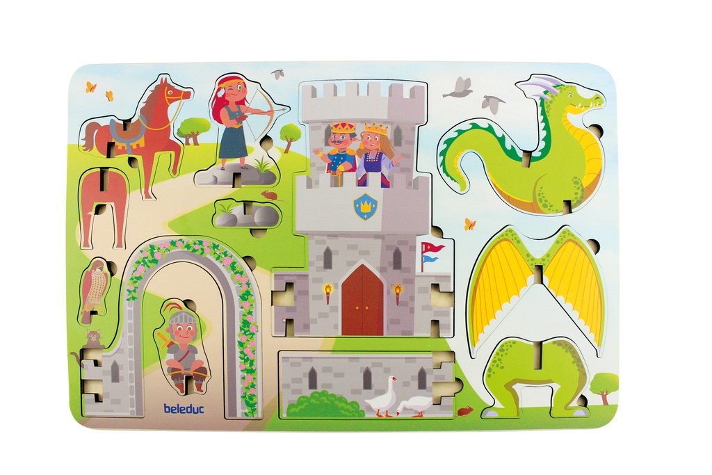 3D-RITTERPUZZLE, 12-TEILIG