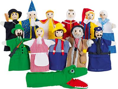 POPPEN, SET VAN 12