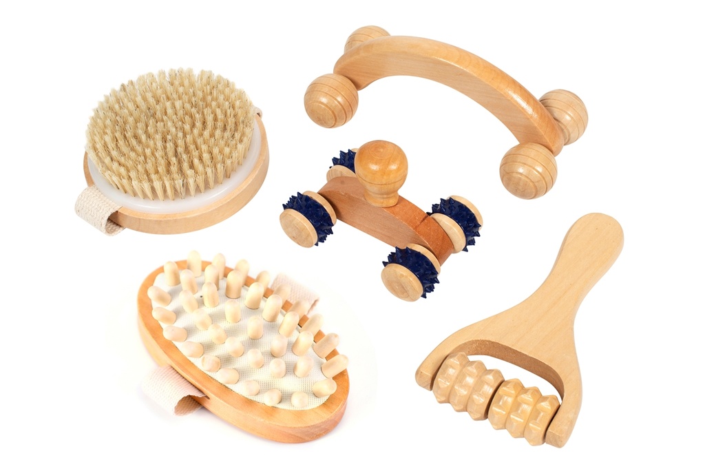 MASSAGESET AUS HOLZ