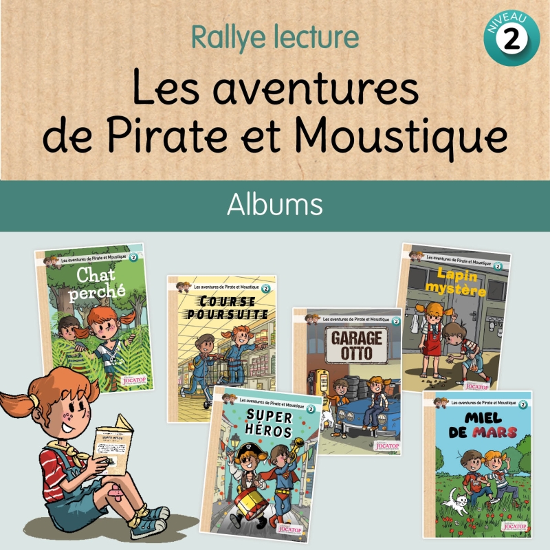 DIE ABENTEUER VON PIRATEN UND MOSQUITO, DIE 6 BÜCHER - STUFE 2