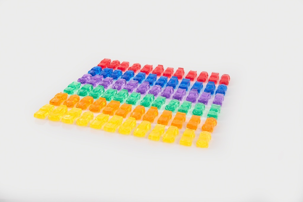 TRANSLUCENT CARS, 72 PCS