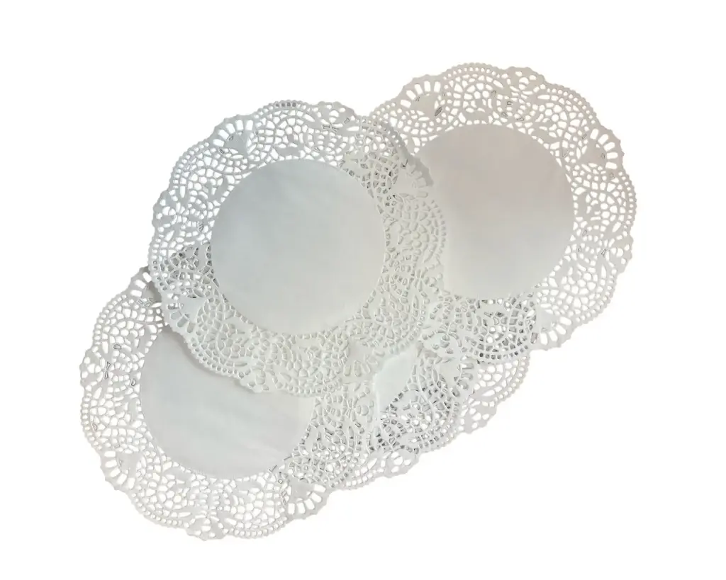 17 CM SPITZEN-TISCHSET, 50ER-PACK