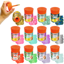 KLEINE GLITTERPOTJES, SET VAN 12