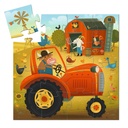 Traktor-Puzzle, 16 Teile