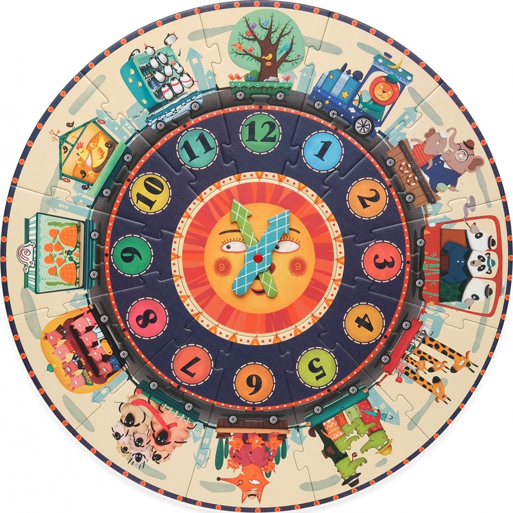 CLOCK PUZZLE, 25 PIECES