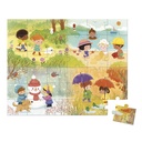 Jahreszeiten-Puzzle, 36 Teile